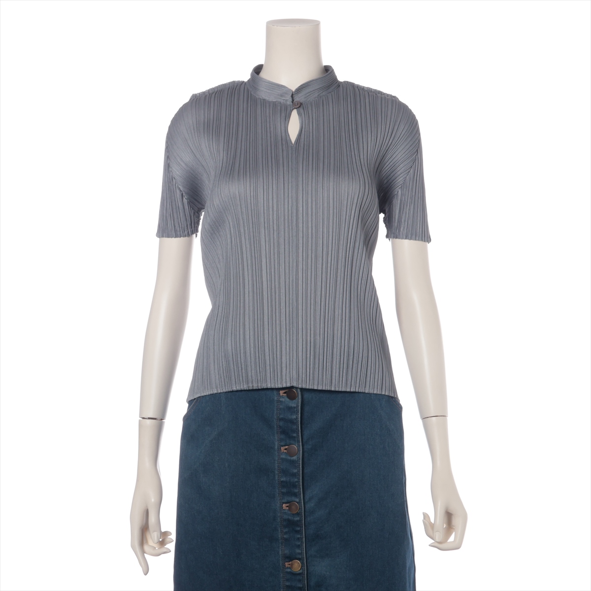 未使用級ꕥプリーツプリーズ マルチカラー ジップアップジャケット レディース 3 中古・古着通販】PLEATS PLEASE (プリーツプリーズ) プリーツ