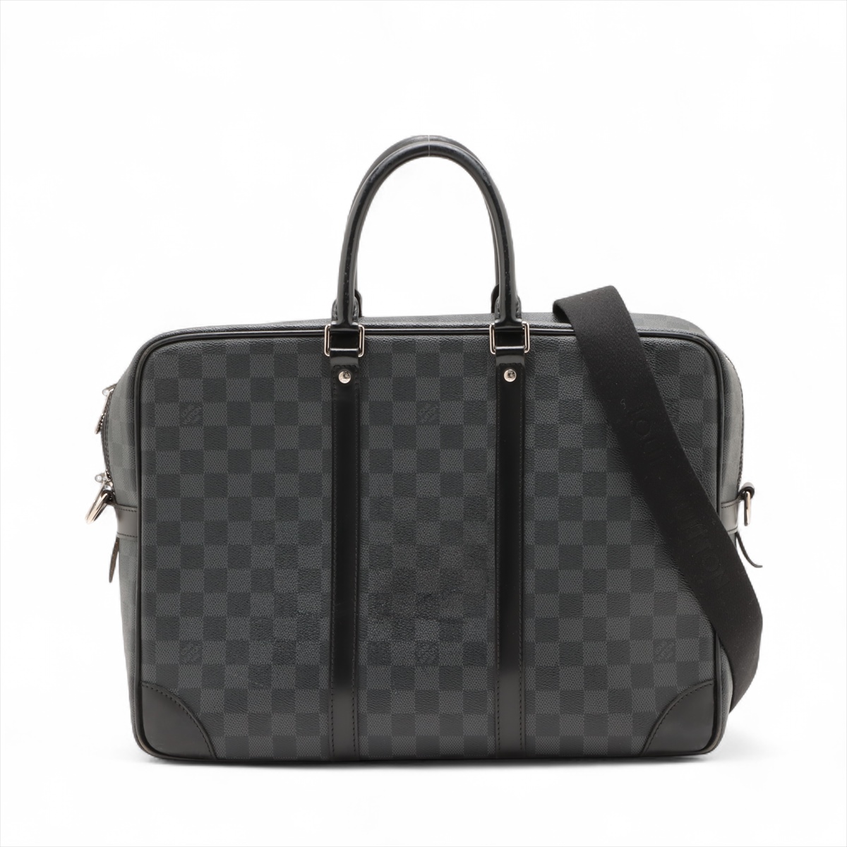 ゆっき・LOUIS VUITTON ダミエグラフット ポルトモネNM 美品 ヴィトン ダミエグラフィット ポルトドキュマン ヴォワヤージュ