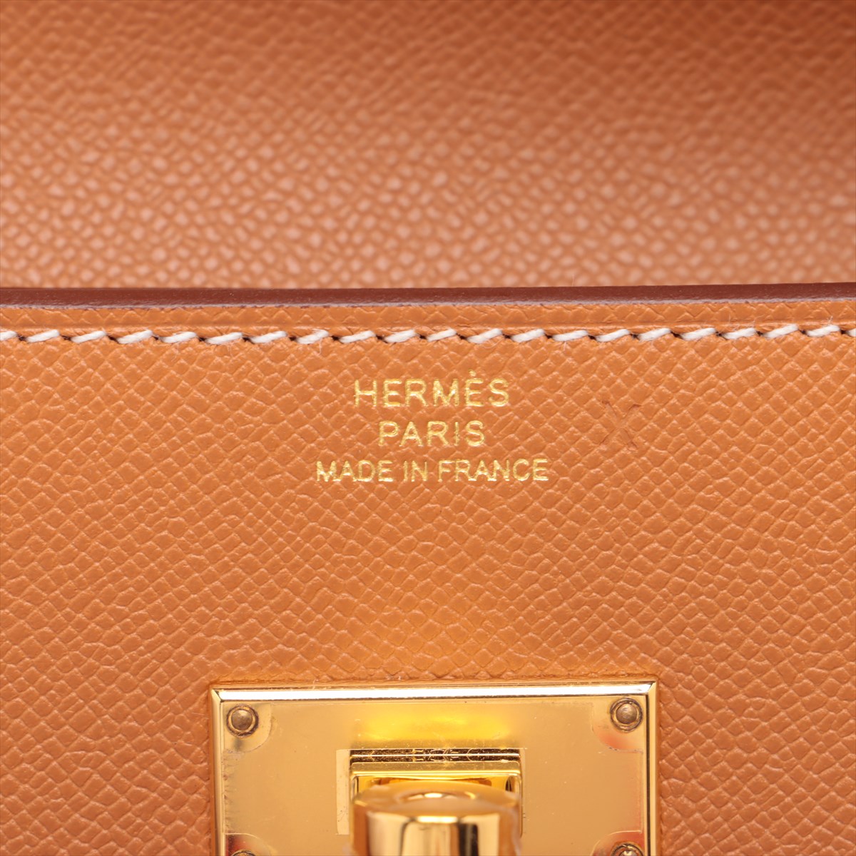 エルメス ケリーポケットロング 20 ゴールド ゴールド金具 B刻印 エルメス ケリーポケットロング ゴールド ヴォーマダム シルバー