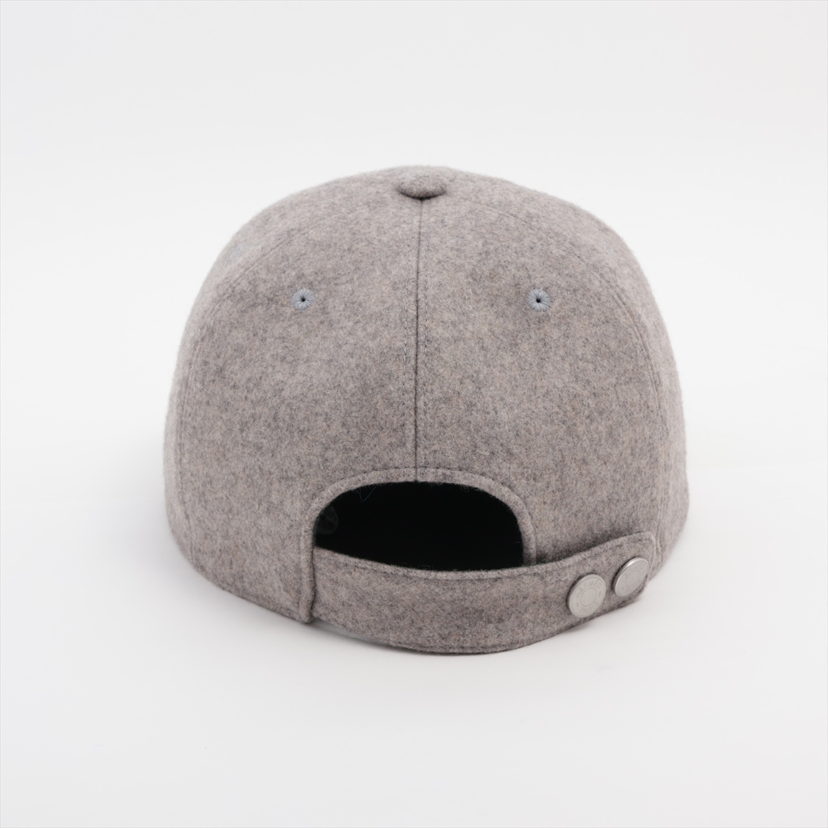 エルメス セリエ キャップ 58 カシミヤ グレー DP019625｜中古