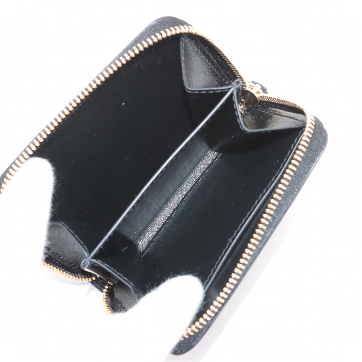 ジルサンダー レザー コインケース ブラック A3770886｜中古