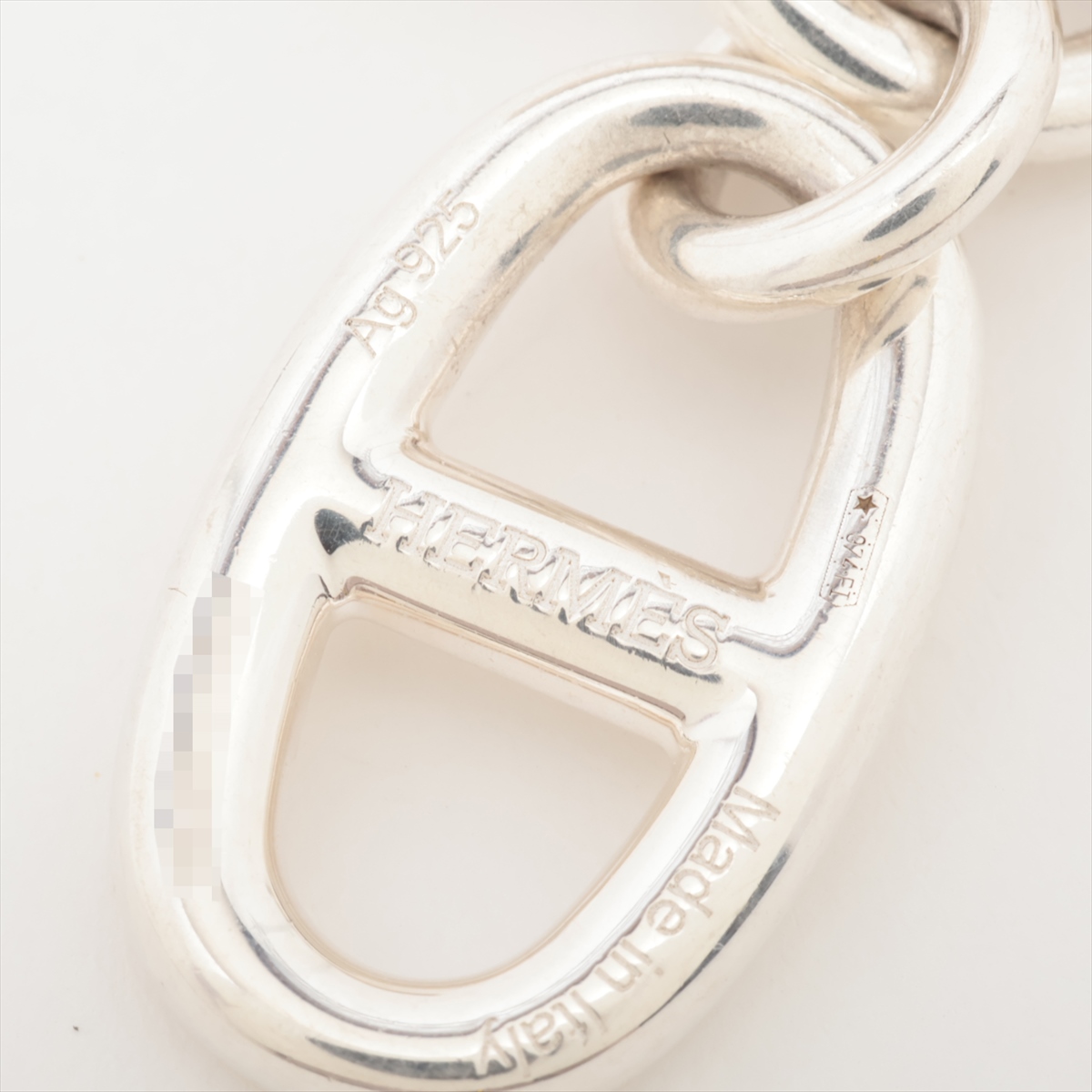 【美品】HERMES エルメス　シェーヌダンクル　アミュレット ネックレス エルメス シェーヌダンクル アミュレット ネックレス 925 9.7g