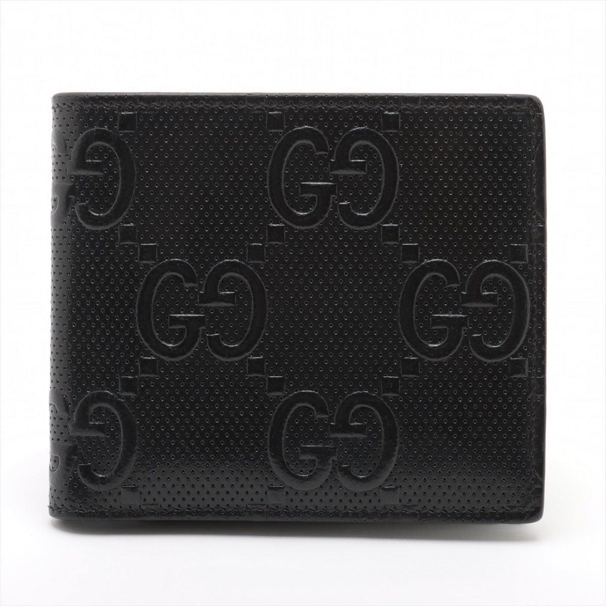 グッチ GGエンボス 625555 レザー コンパクトウォレット
