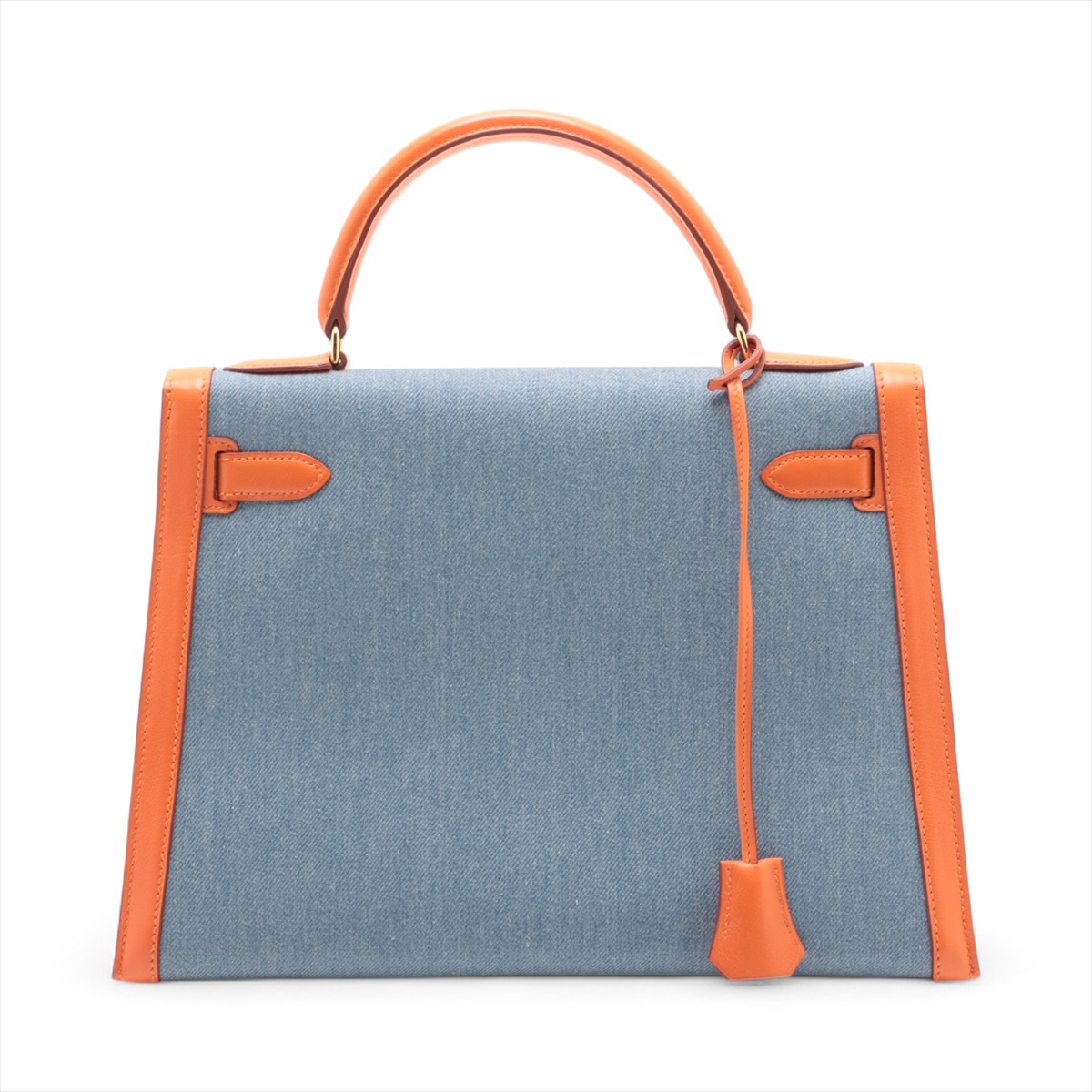 HERMES ケリー ブレスレット バングル オレンジ シルバーカラー HERMES ケリー ブレスレット バングル オレンジ シルバーカラー