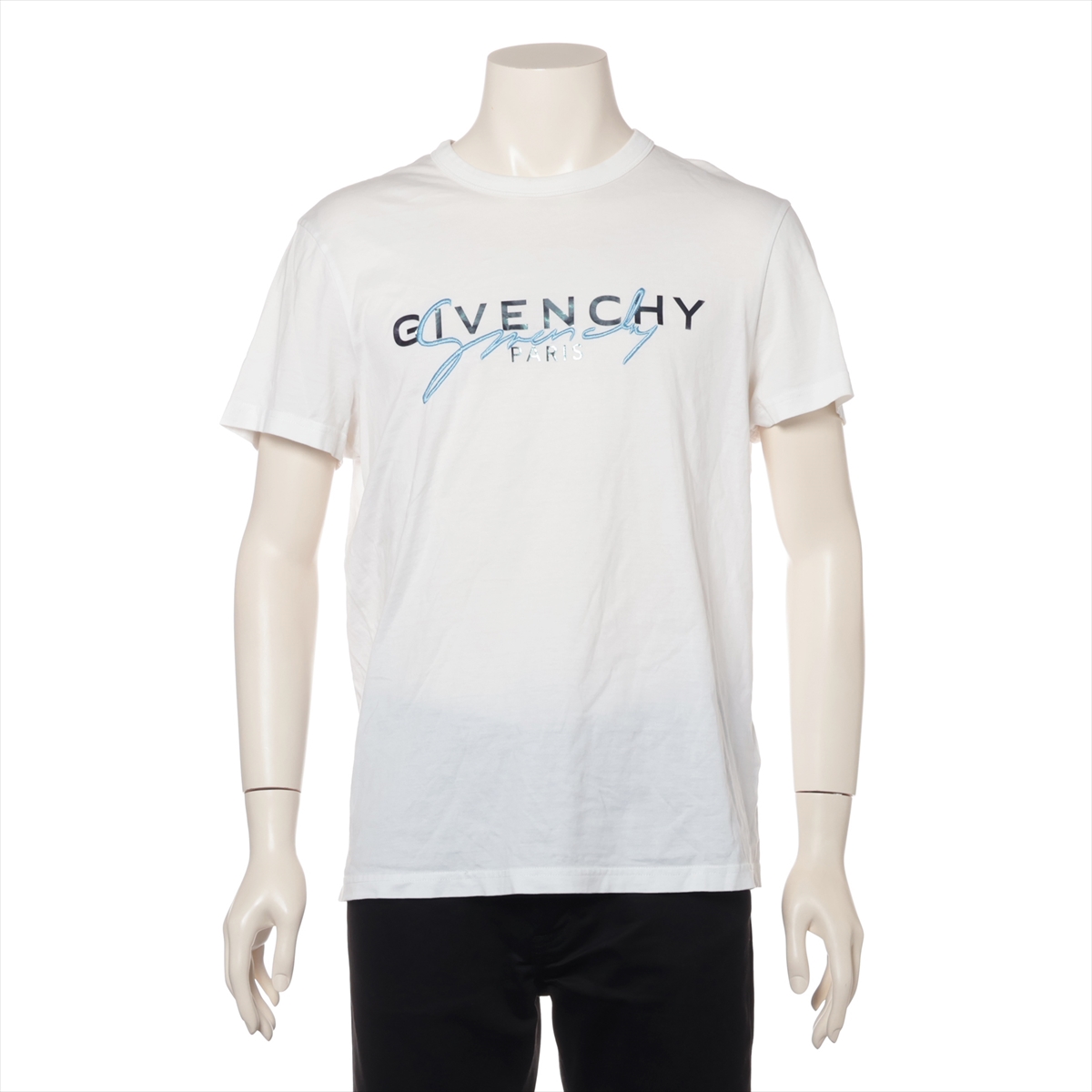 送料関税込みVALENTINOロゴ コットンTシャツ L メンズ★ABランク Valentino Garavani VLogo Signature Cotton T-shirt | Black