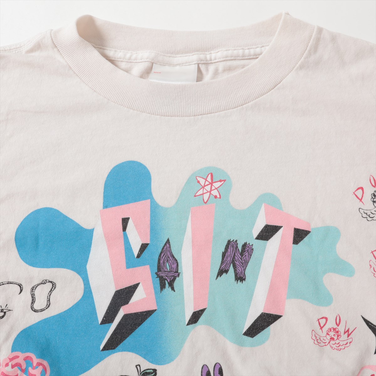 セントマイケル サイズ:XL 21AW SM-A21-0000-010 サークルプリントT  