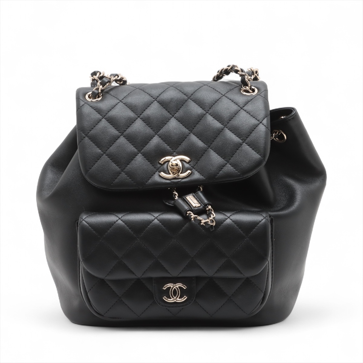 Chanel シャネル マトラッセ ラムスキン ゴールドチェーン