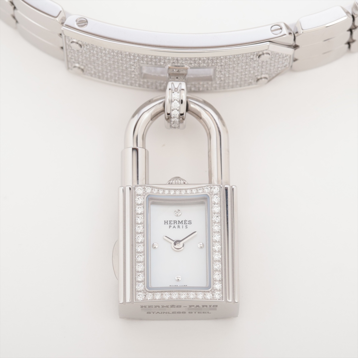 HERMES エルメス ケリーウォッチ KE1.201 GP/レザー シャンパン
