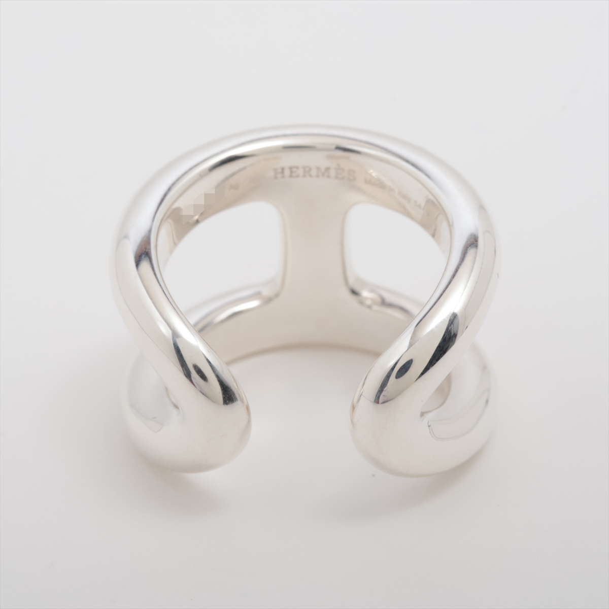 エルメス オスモズGM リング 54 925 14.8g シルバー A3773646