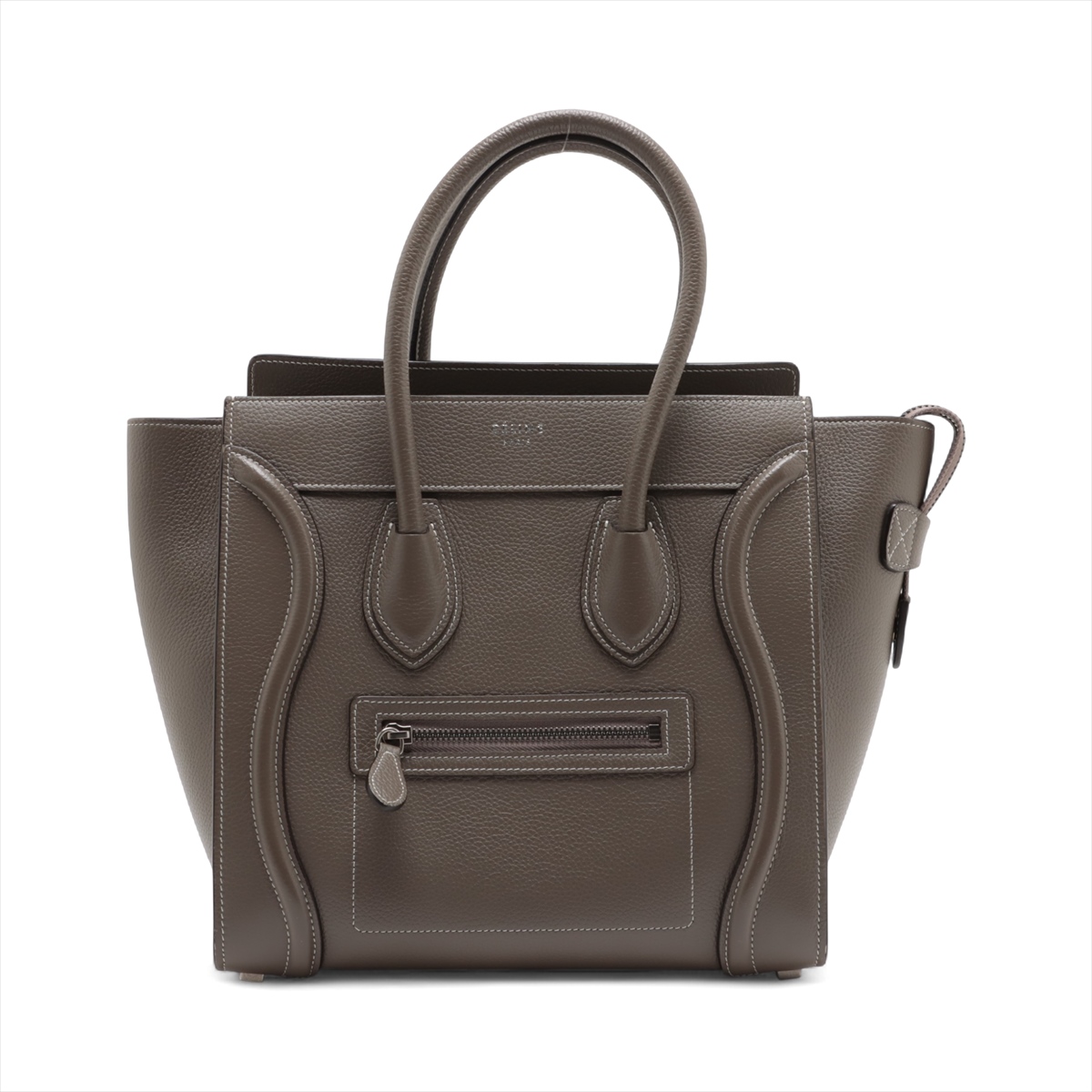 CELINE セリーヌ ラゲージ マイクロ スリ グレージュ 正規品 CELINE セリーヌ ラゲージ マイクロ スリ グレージュ 美
