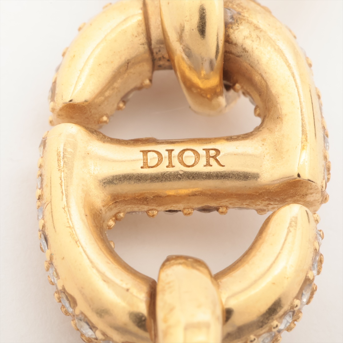 Dior CD ラインストーン パール ブレスレット Christian Dior ディオール Petit CD Pearl Bracelet
