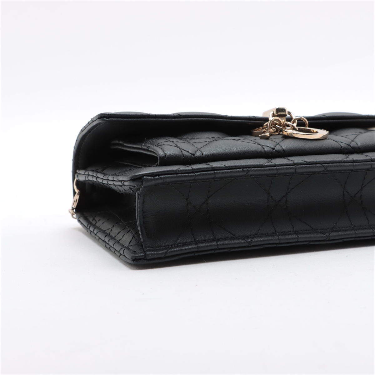 クリスチャン・ディオール◇長傘 パンサー 額縁 ゴールド ブラック 全長92cm Christian Dior クリスチャンディオール ショルダーバッグ