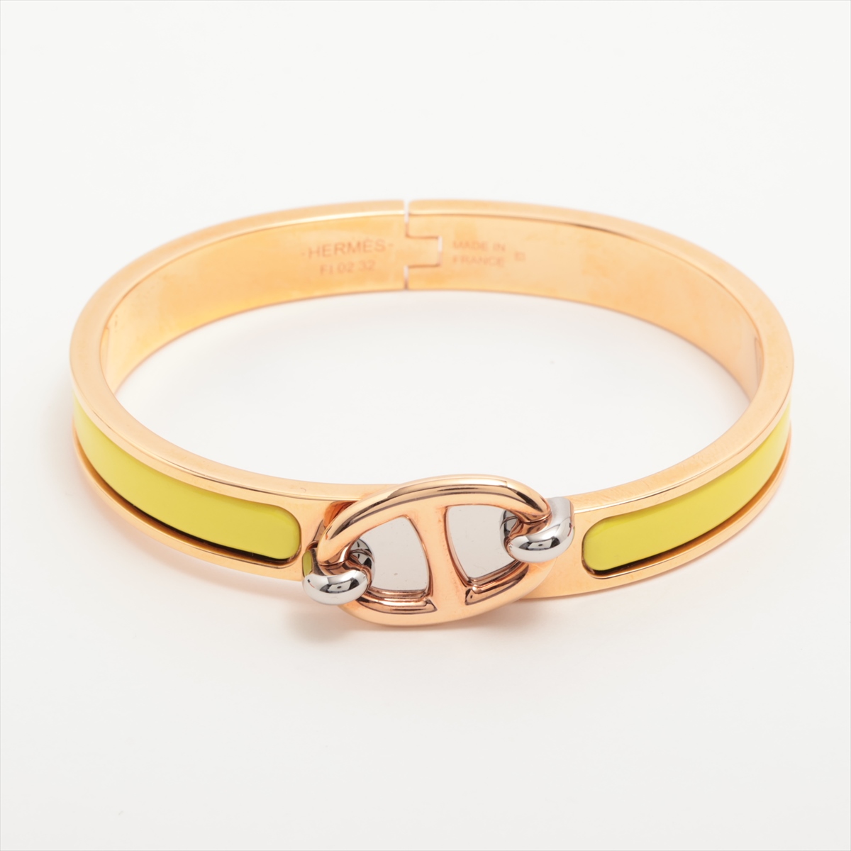 HERMES オレンジ バングル　クリックH エナメルブレスレット エナメルブレスレット 《クリックH/エトリエ》 - オレンジ | Hermès