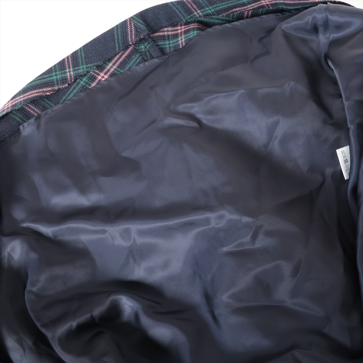 BORDERS at BALCONY V-NECK DRESS ネイビー