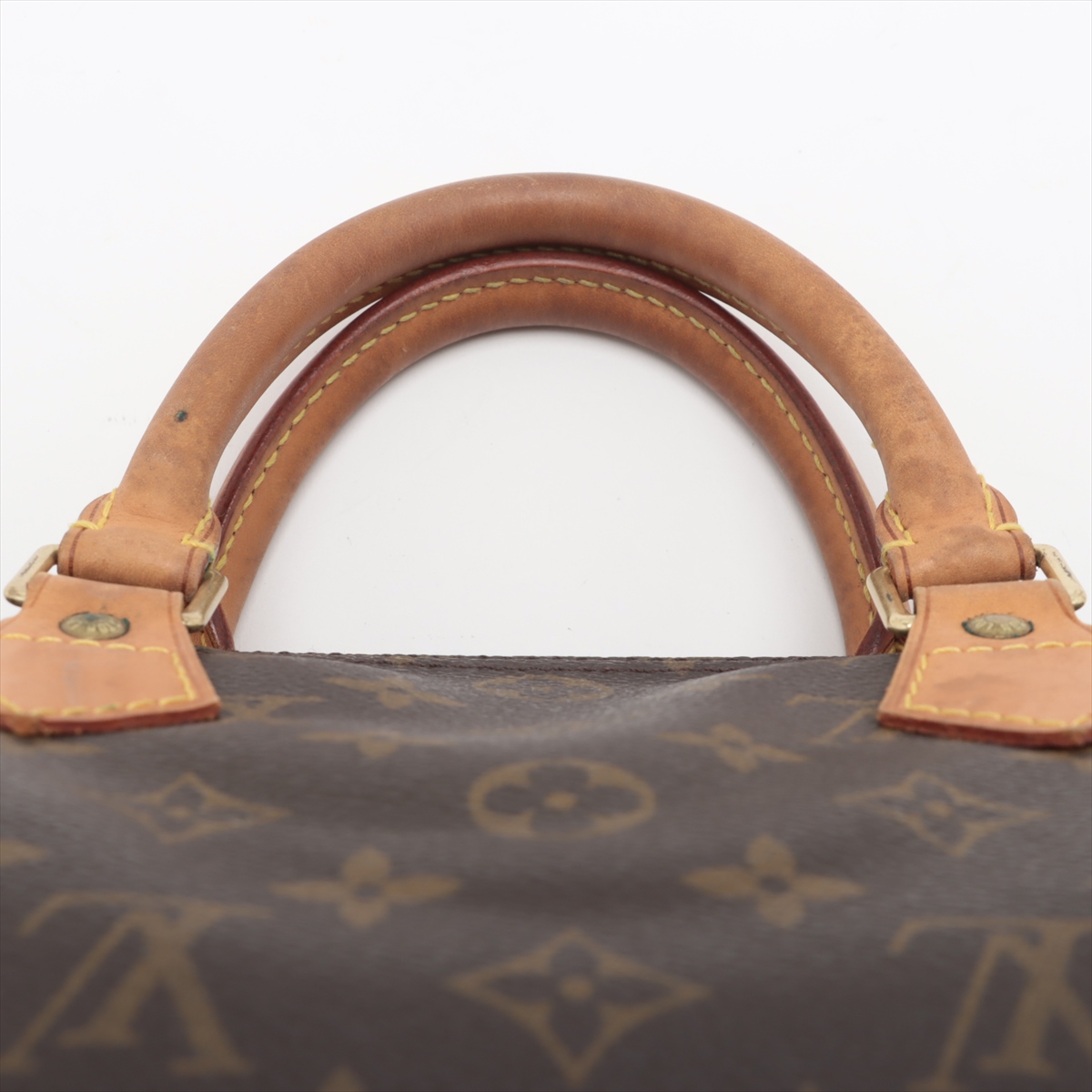 鑑定済　ルイヴィトン　モノグラム　スピーディ30　ハンドバッグ　ブラウン　茶色 LOUIS VUITTON オールドスピーディ30モノグラムボストン