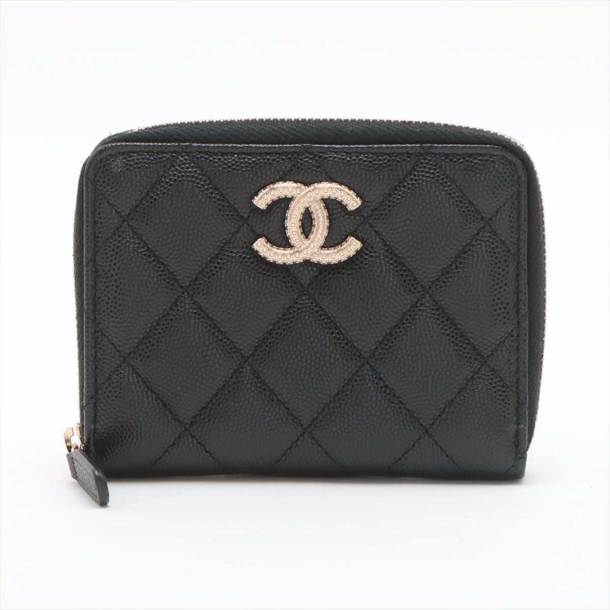 CHANEL - 【5ga0412-h】シャネル 財布 アイコン ラムスキン