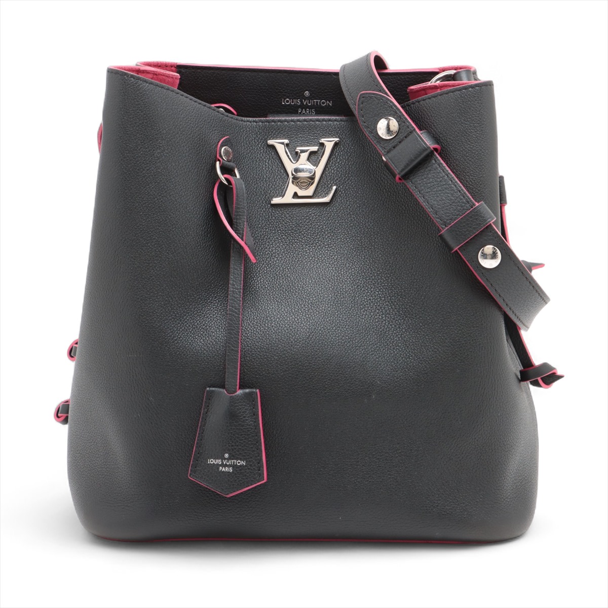 お洒落デザイン☆ Louis Vuitton アラウンドミー MM ヴィトン LVロゴ ロックミーバケット M54681 RFID反応あり