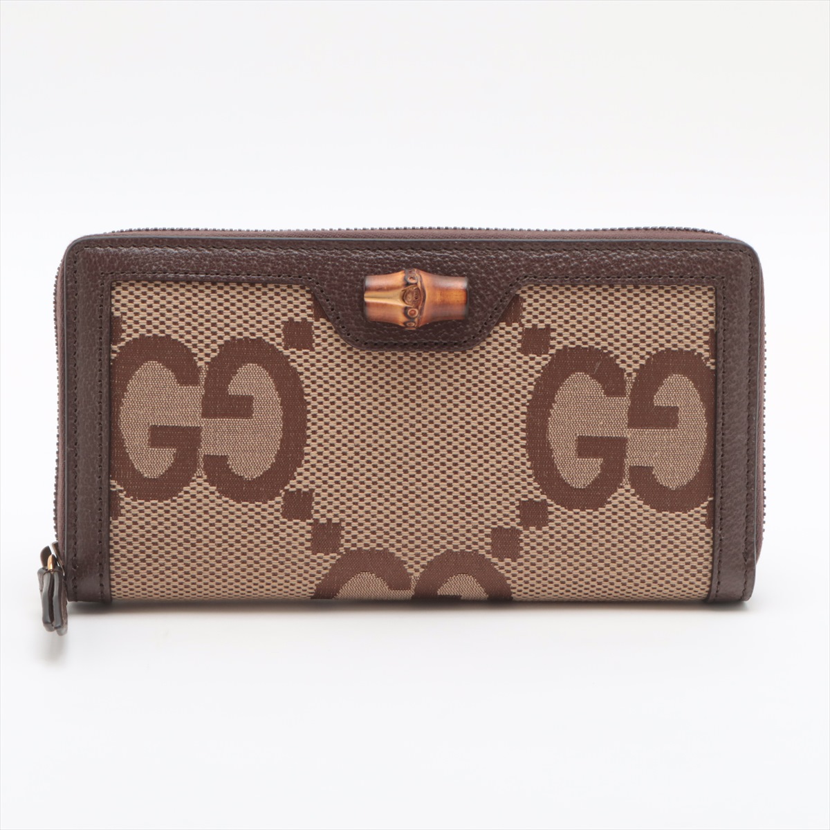 グッチ GGエンボス 625558 レザー ラウンドジップウォレット