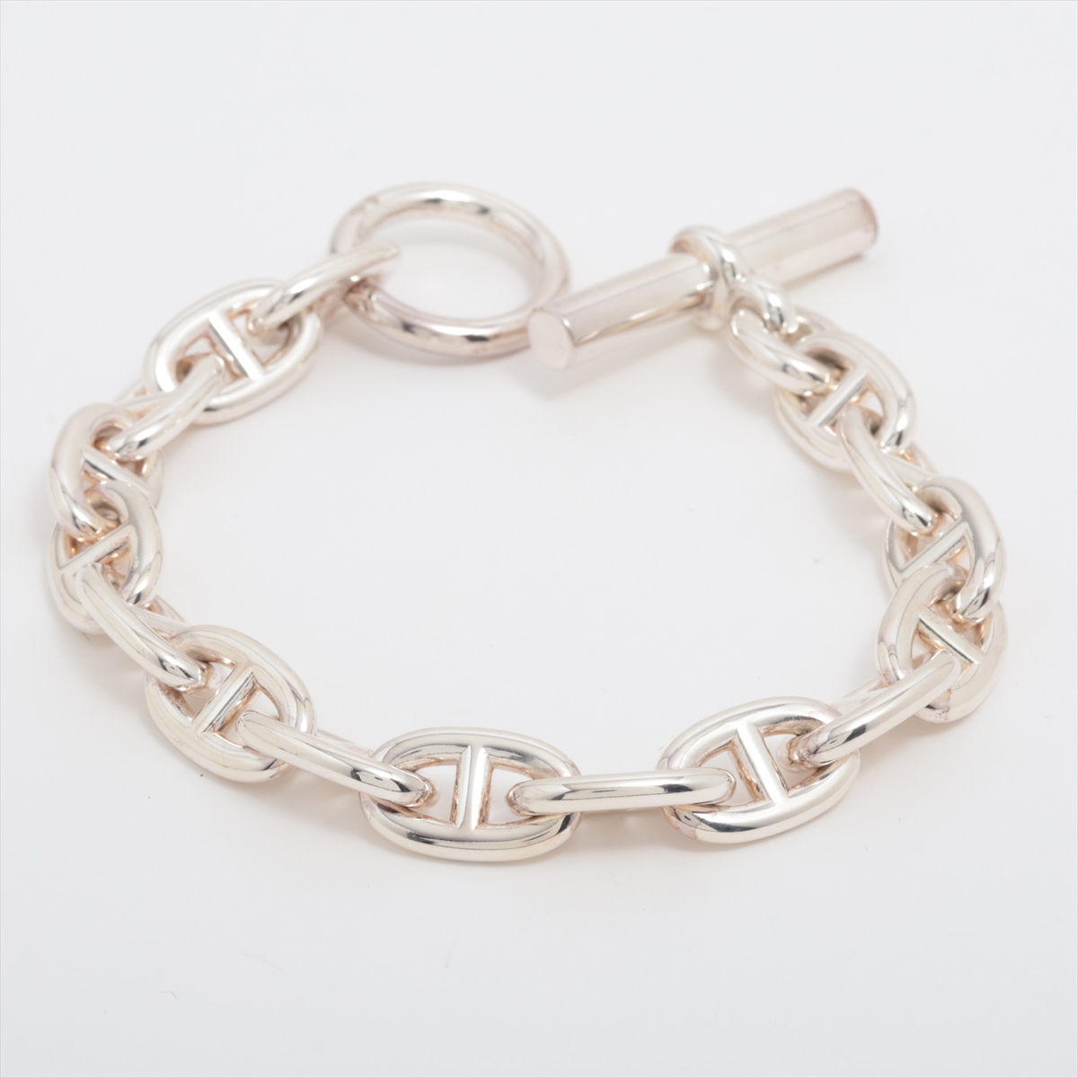 ★完売必須★  新商品 シェーヌダンクル  ダブルブレスレット エルメス シェーヌダンクルMM ブレスレット 925 91.3g シルバー