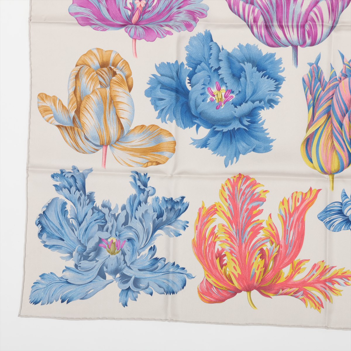エルメス カレ90 Tulipomanie チューリップマニア スカーフ