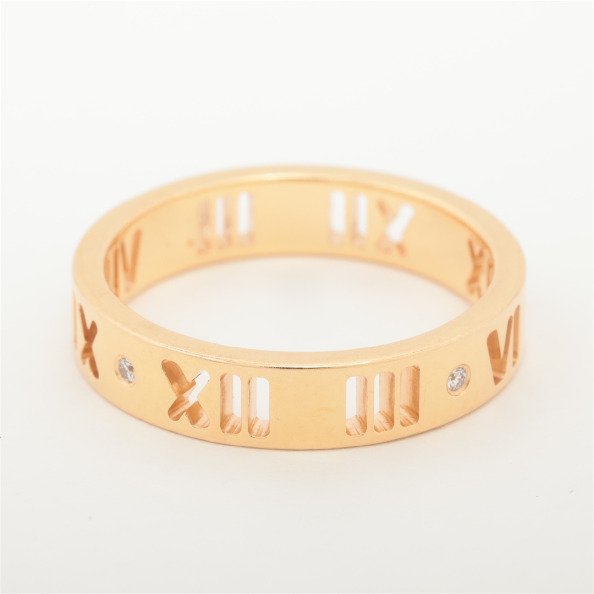 ティファニーリング　アトラス　7号 Tiffany&Co.】ティファニー アトラスリング 7号 中古 レディース