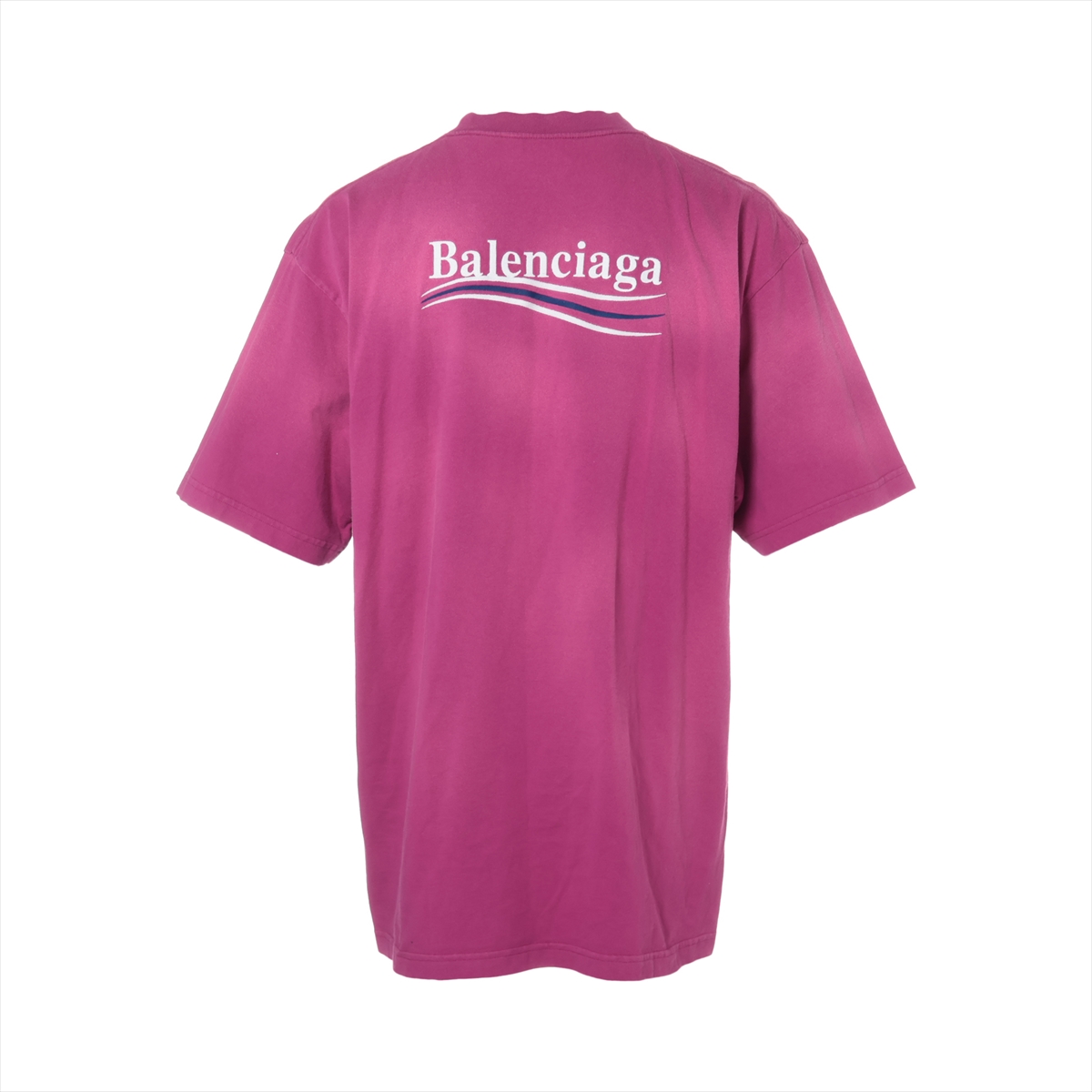 ［関税送料込］BALENCIAGA キャンペーン コットン Tシャツ バレンシアガ キャンペーンロゴ 21年 コットン Tシャツ S メンズ