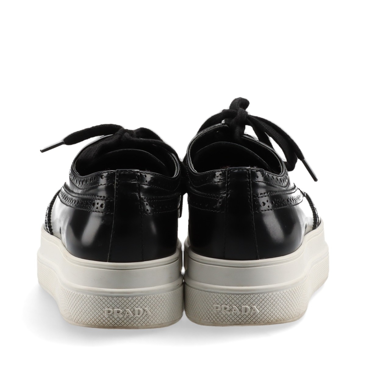 プラダ　靴 PRADA プラダ スニーカー 25cm 赤 2014aw - メルカリ