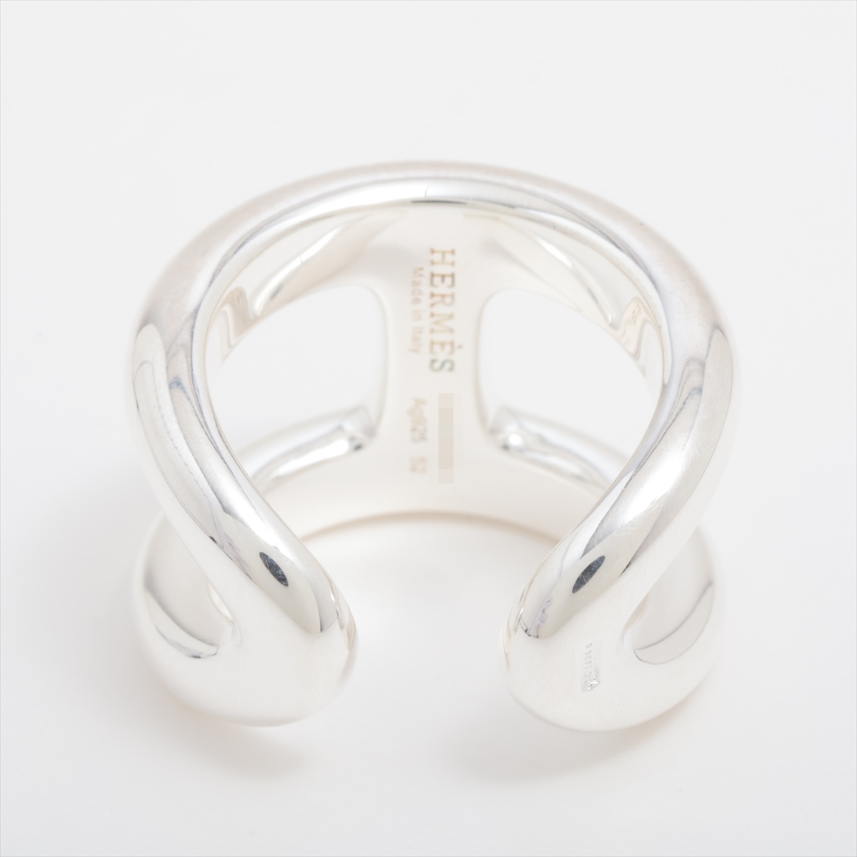 エルメス　オスモズ　GM　リング52 ⭐︎ 新品・未使用 HERMES - エルメス Osmose GM オスモズGMシルバーリング メンズ