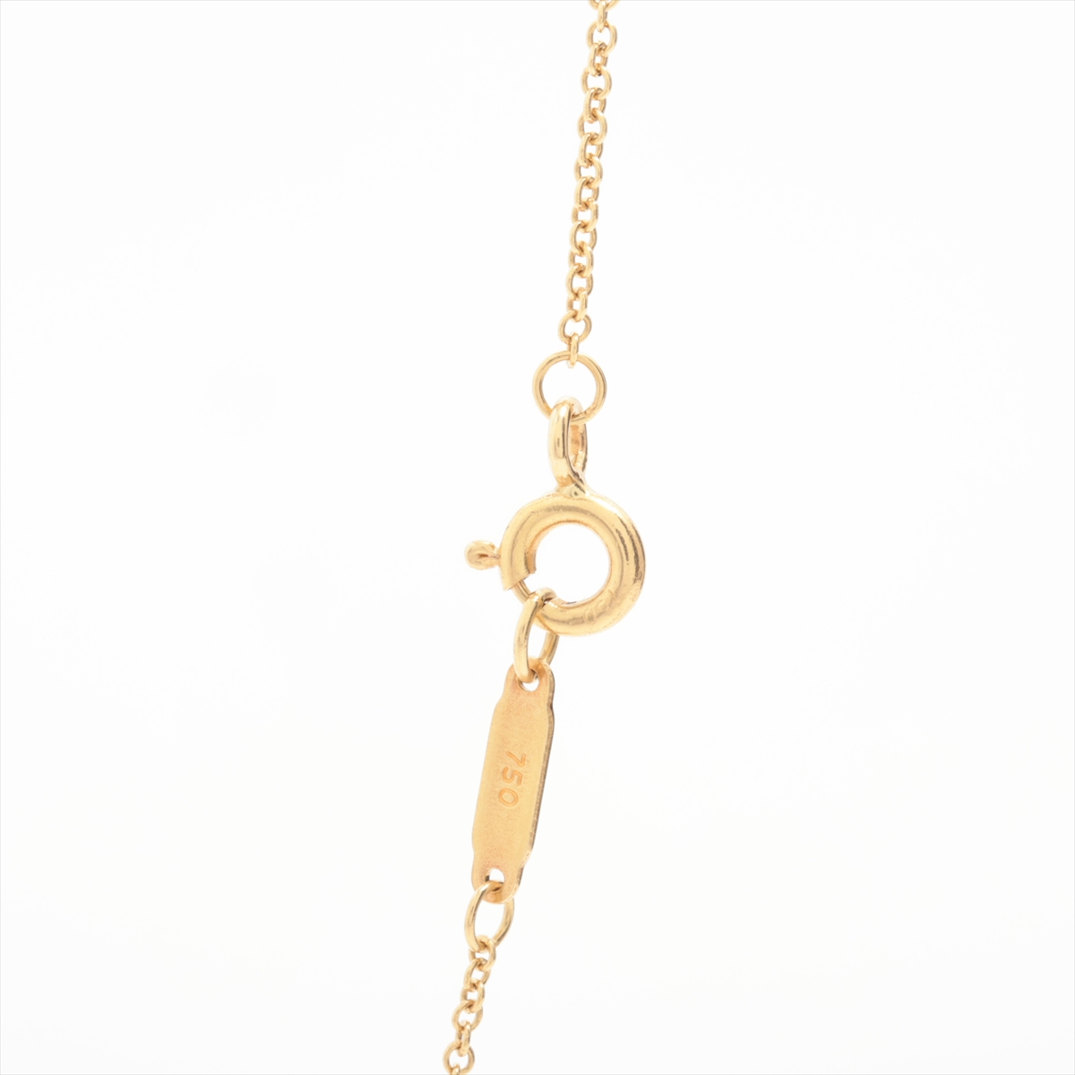 ティファニー 美品 キャッチ 750 K18 ゴールド R99e Tiffany & Co. - ティファニー 美品 ピアス キャッチ 750 K18
