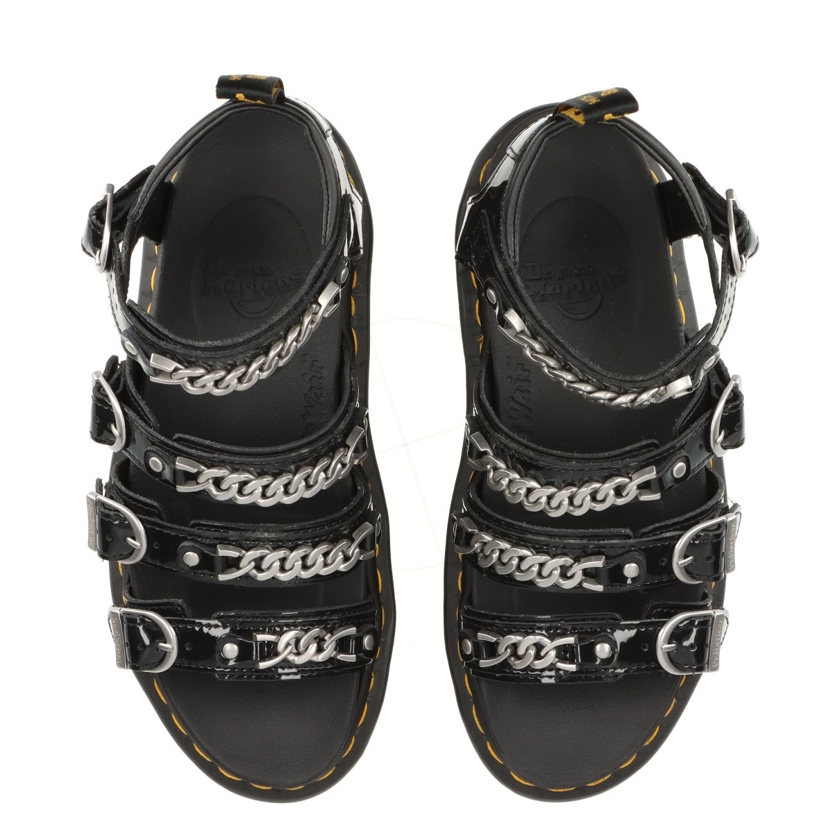 ドクターマーチン UK5 サンダル Dr.Martens(ドクターマーチン) サンダル UK5 レディース - 黒
