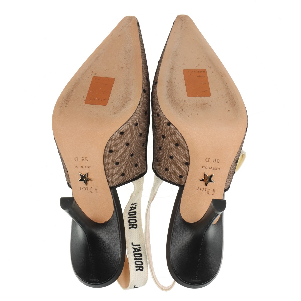【大人可愛い】DIOR パンプス クリスチャンディオール J'ADIOR ファブリック ストラップ