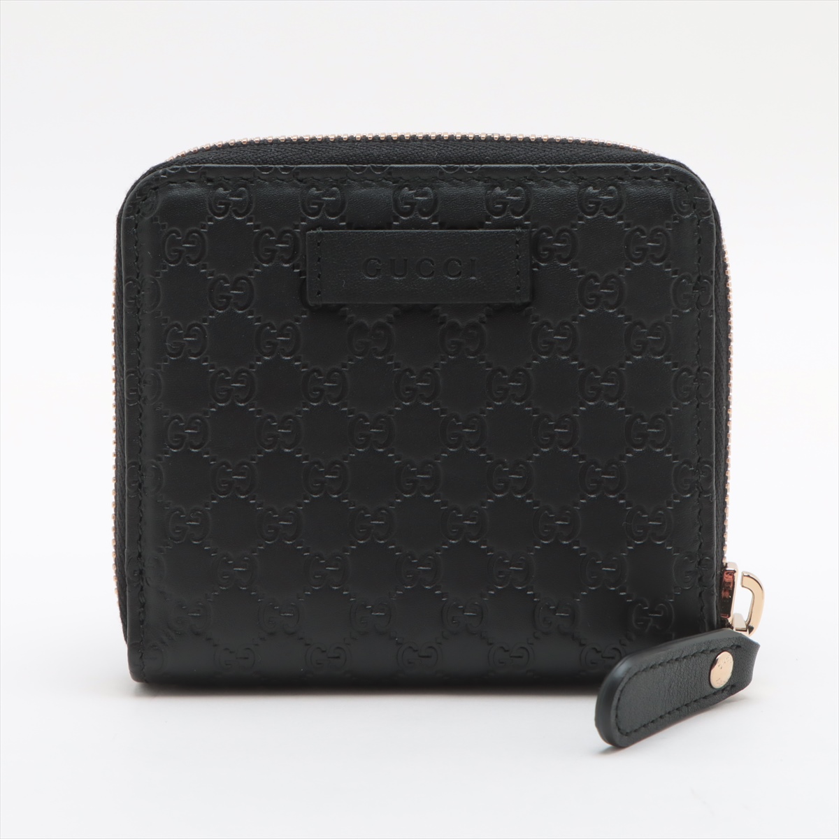 k53　Gucci　グッチ　キャンバス　二つ折り財布　コンパクト　ピンク グッチ GGキャンバス 523155 キャンバス×レザー コンパクト