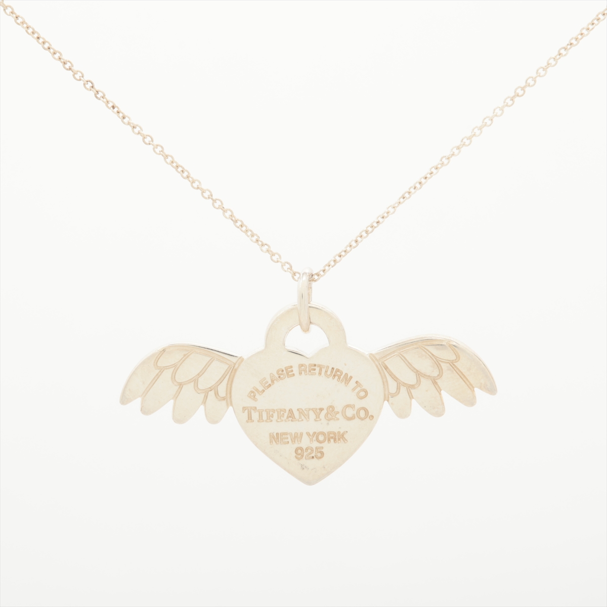 ティファニー アトラス ネックレス ボールチェーン プレート SV925 Tiffany & Co. - 美品 ティファニーネックレス アトラス ボール