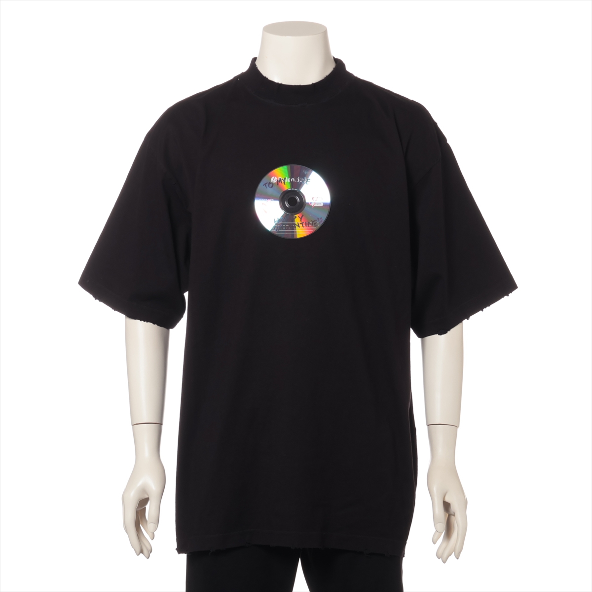 超歓迎された Tシャツ コットン 23年 バレンシアガ S ブラック ユニセックス トップス