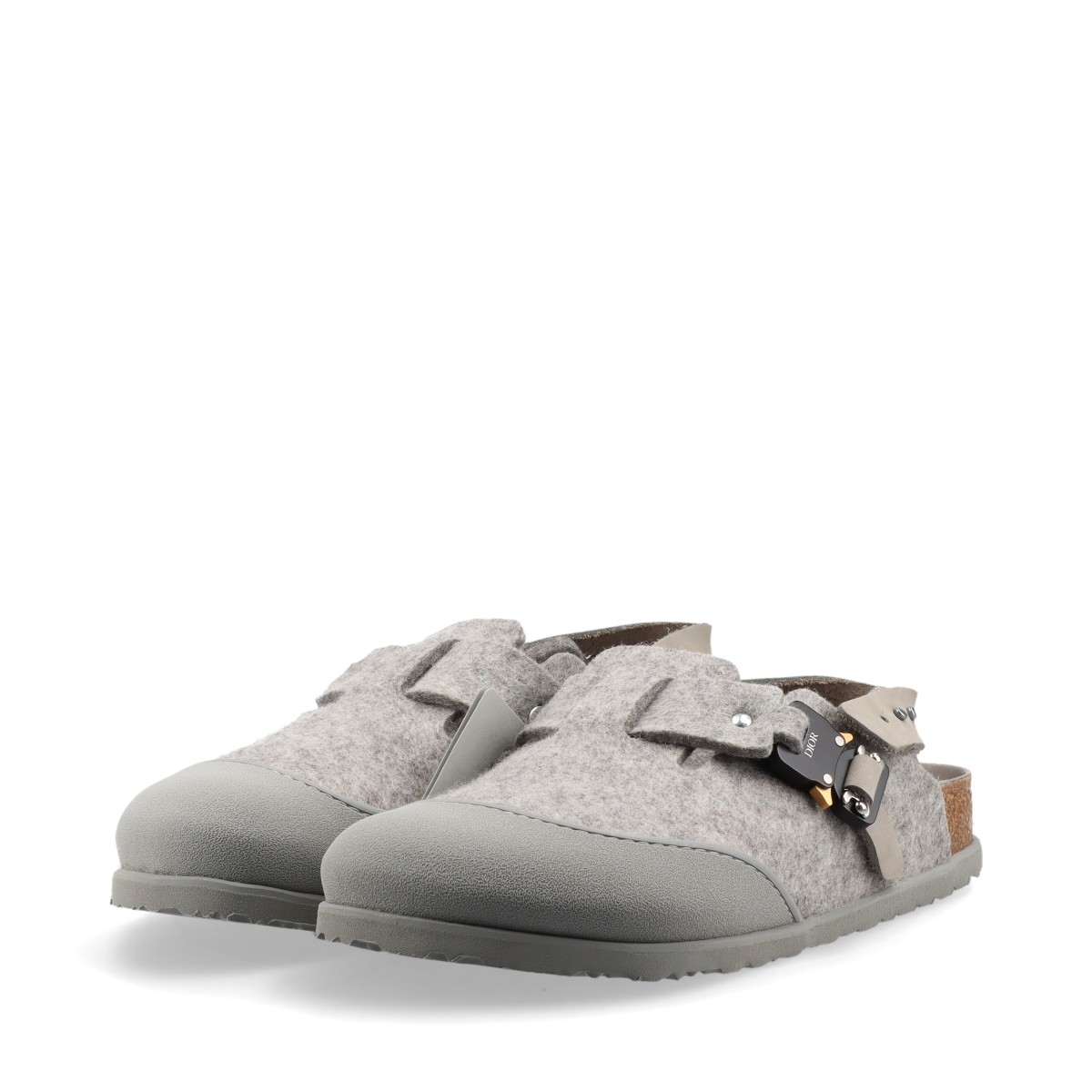 コラボ★【Birkenstock x Dior】トキオ ミュール フェルトウール CHRISTIAN DIOR X BIRKENSTOCK Felted Wool Nubuck Calfskin