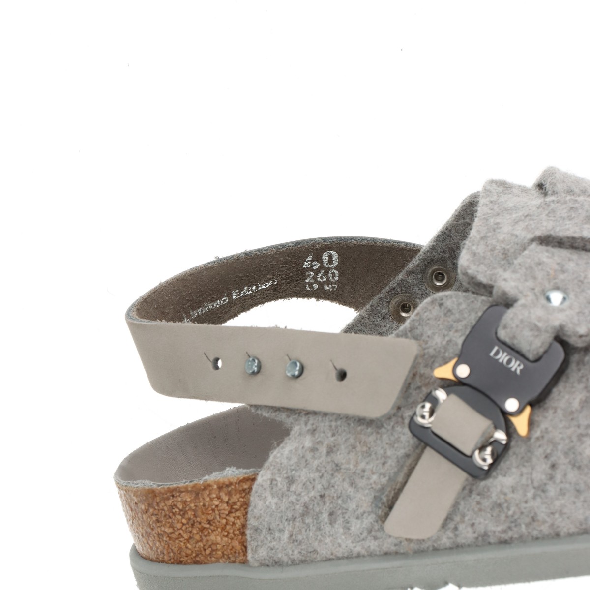 コラボ★【Birkenstock x Dior】トキオ ミュール フェルトウール CHRISTIAN DIOR X BIRKENSTOCK Felted Wool Nubuck Calfskin