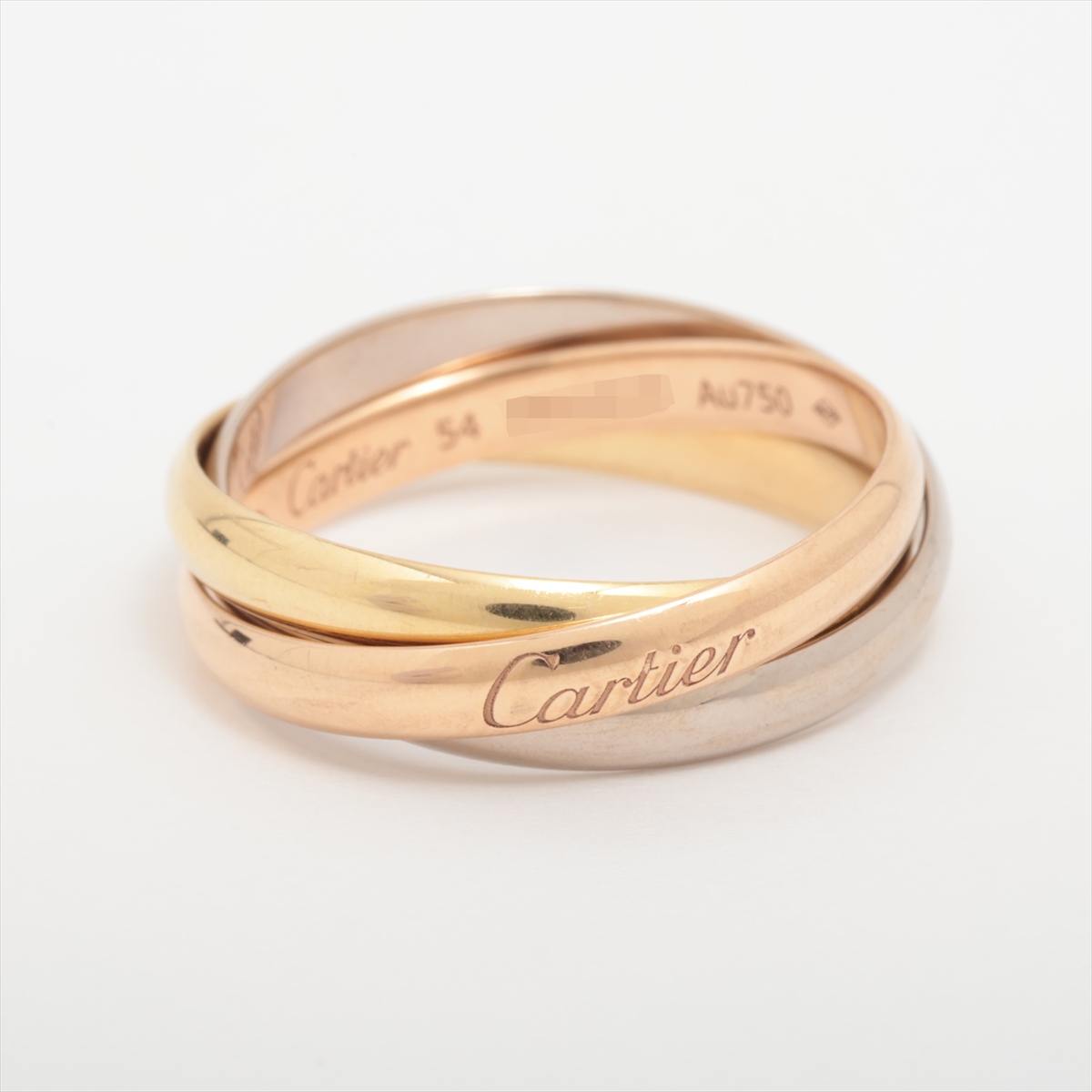 カルティエ トリニティ リング 750(YG×PG×WG) 5.4g 54