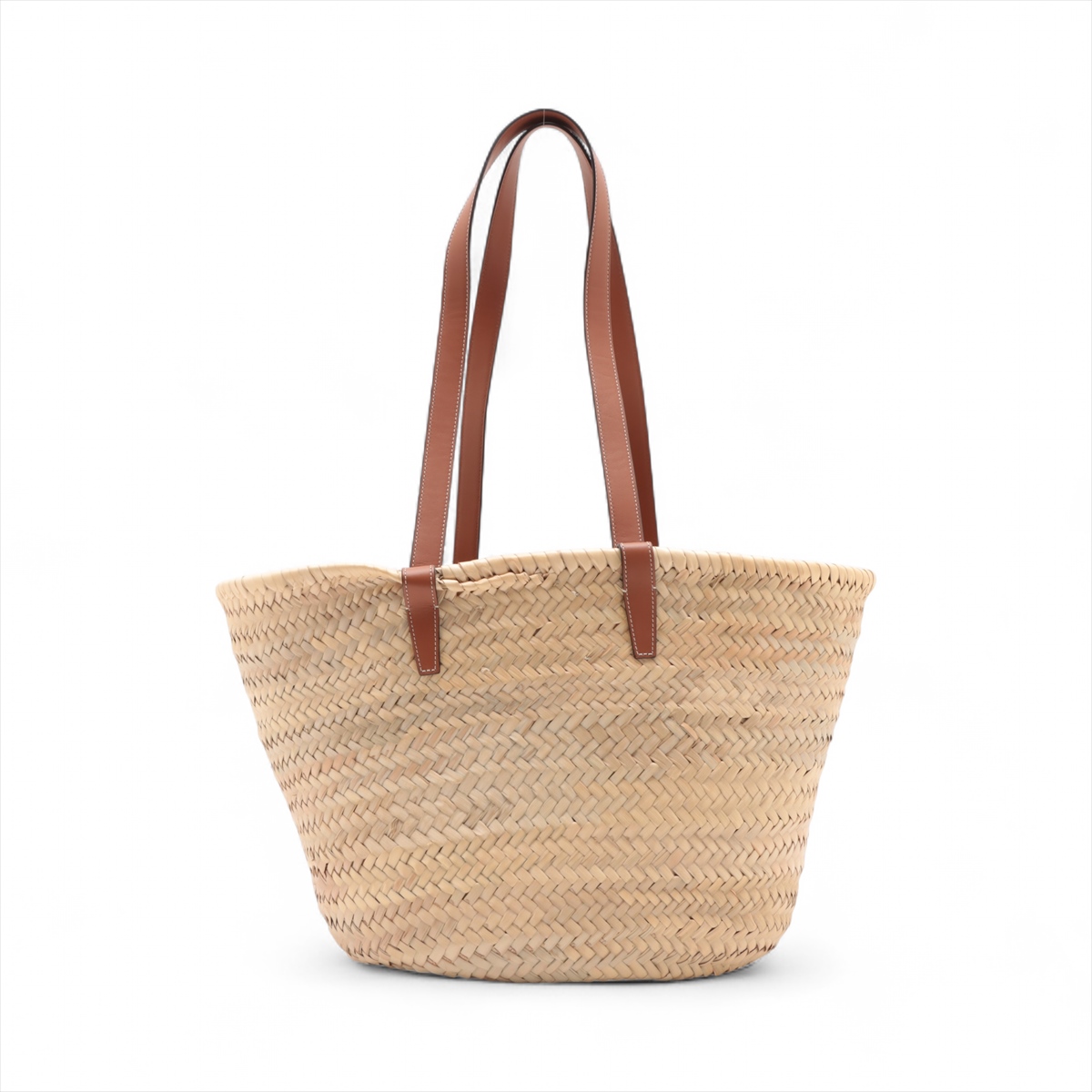国内完売●CELINE●ラフィア×レザーバケットバッグ●18724 2CFW CELINE】チェーン バケット クラシックパニエ ラフィア カーフ