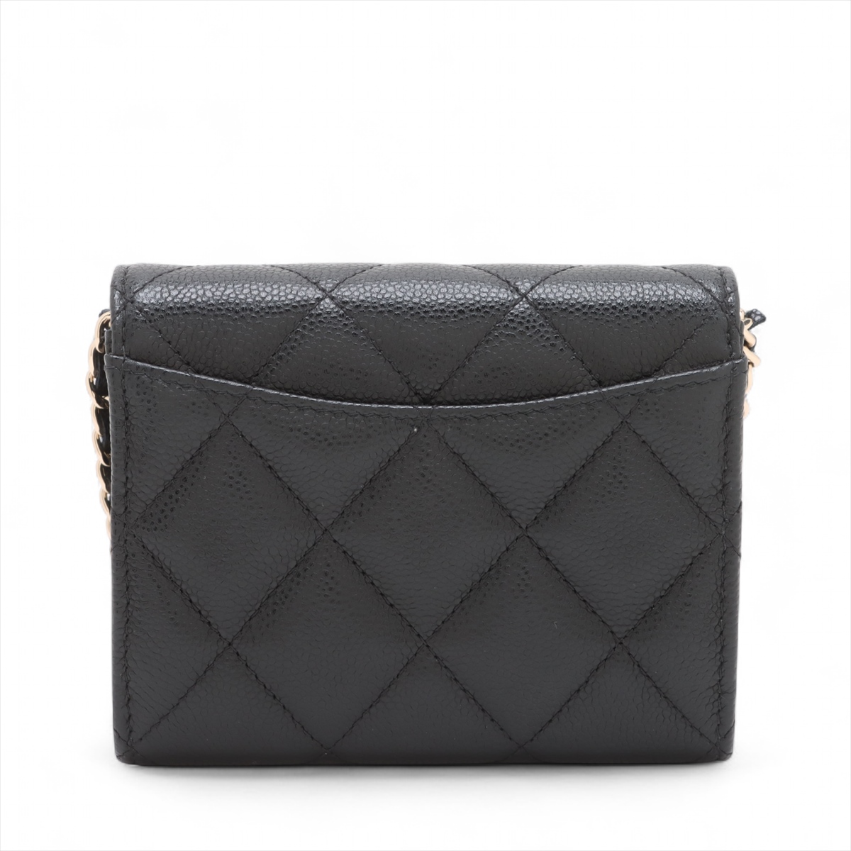 CHANEL マトラッセ　チェーンウォレット ラムスキン　コインケース　財布 CHANEL （未使用 展示品）シャネル マトラッセ クラッチ