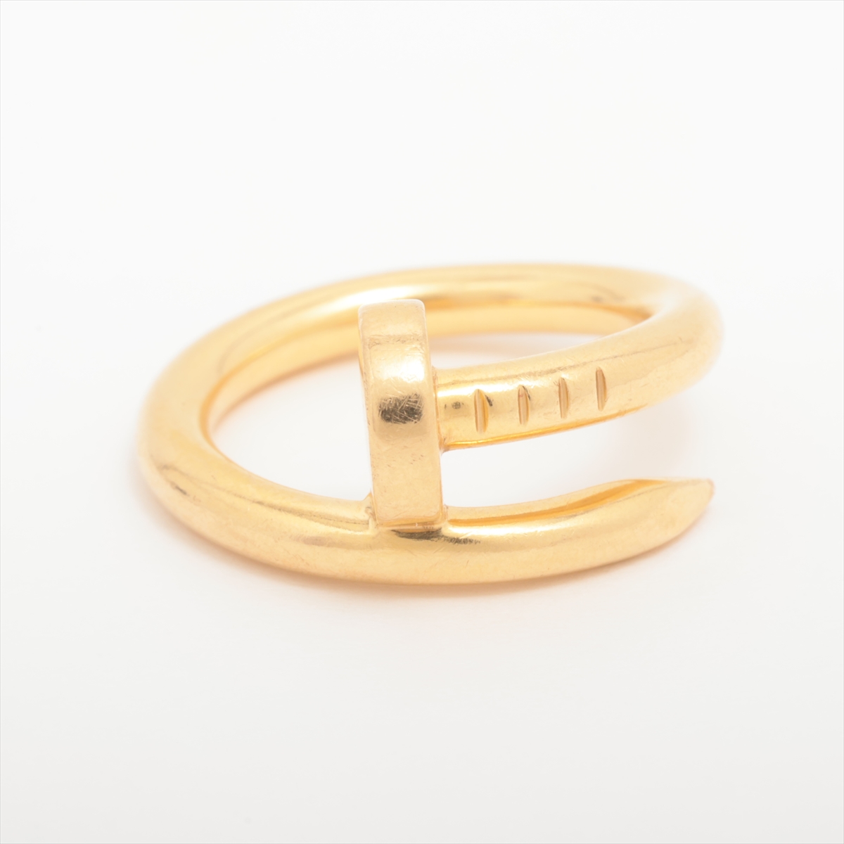 カルティエ ジュスト アン クルー Au750 リング 8号 ジュストアンクル リング 8号 SM WG ダイヤ | CARTIER | LE