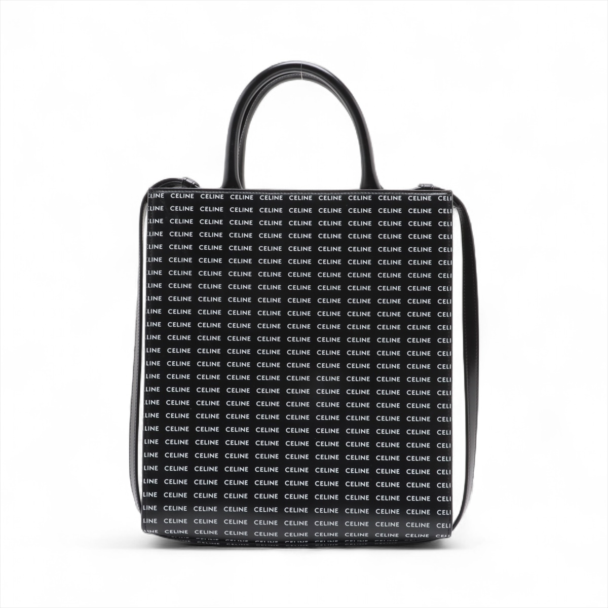 VERSACE* ヴェルサーチ ロゴ 2way ハンドバッグ ブラック 送関込 VERSACE×FENDI】ヴェルサーチ×フェンディ『フェンダーチェ ロゴ
