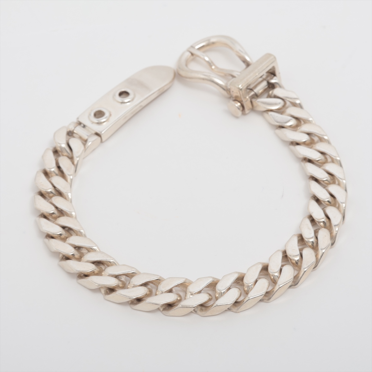 美品　HERMES　ブックルセリエ　シルバー925 ブレスレット エルメス ブックルセリエ ブレスレット 925 44.0g シルバー
