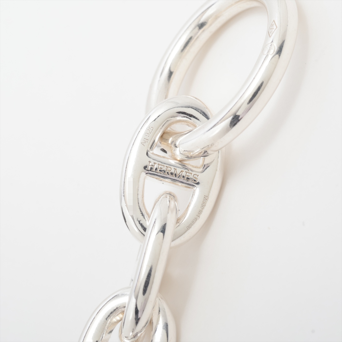 エルメス シェーヌダンクルPM ブレスレット 16コマ 925 34.5g