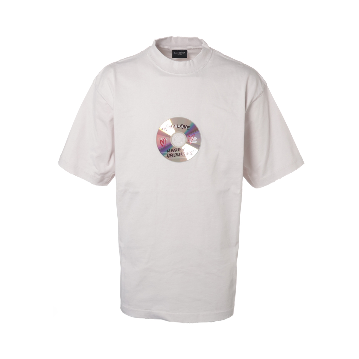 バレンシアガ 22SS コットン×シルク ロングTシャツ 1 ユニ