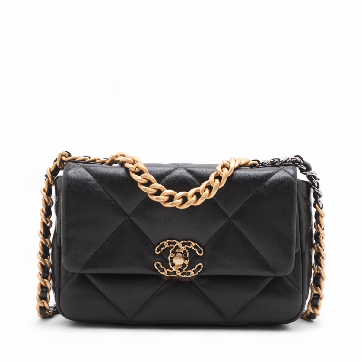 CHANEL シャネル19 ラージ ブラック ハンドバッグ 中古 楽天市場】【中古】CHANEL シャネル マトラッセ ボストンバッグ