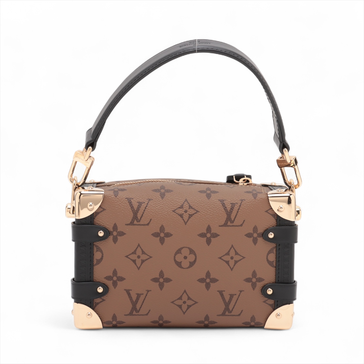 LOUIS VUITTON ハンドバッグ モノグラム ルーピングGM ブラウン ヴィトン モノグラム リバース サイドトランク M47139 ブラウンx