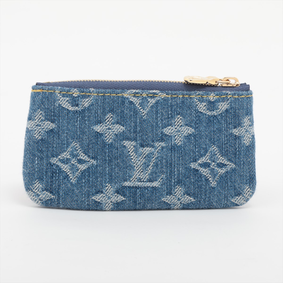 ルイヴィトン LV × TM ポシェット　カード キー ケース 村上隆 デニム ヴィトン×村上隆 LV×TM カードキーケース ポシェットクレ