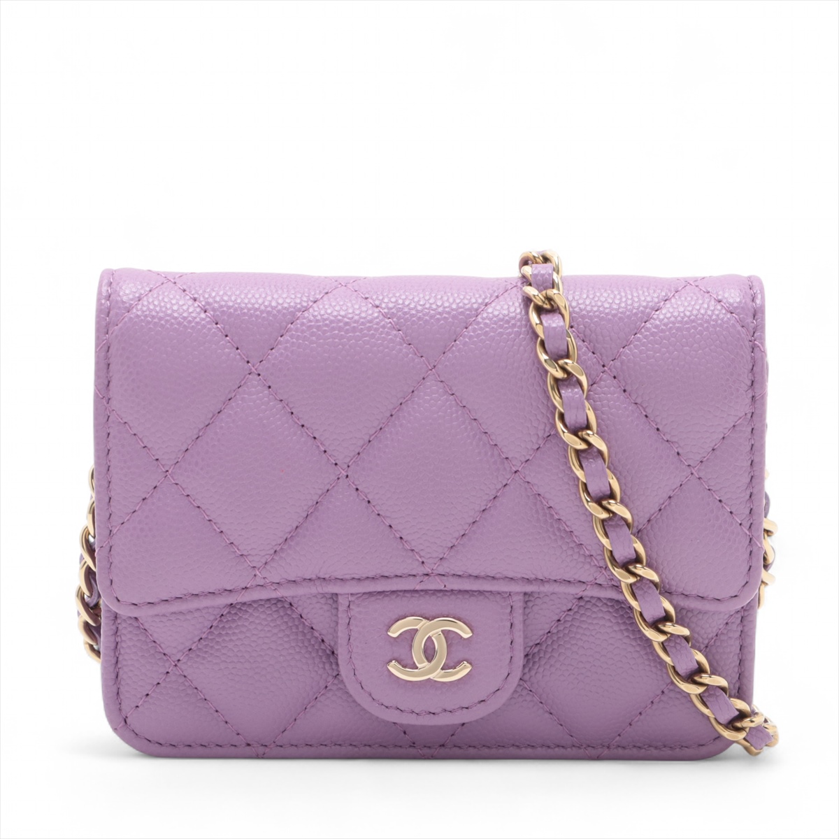 【財布にも使える！】CHANEL パスポートケース 紫 楽天市場】シャネル/CHANEL タイムレスクラシック ウォレット