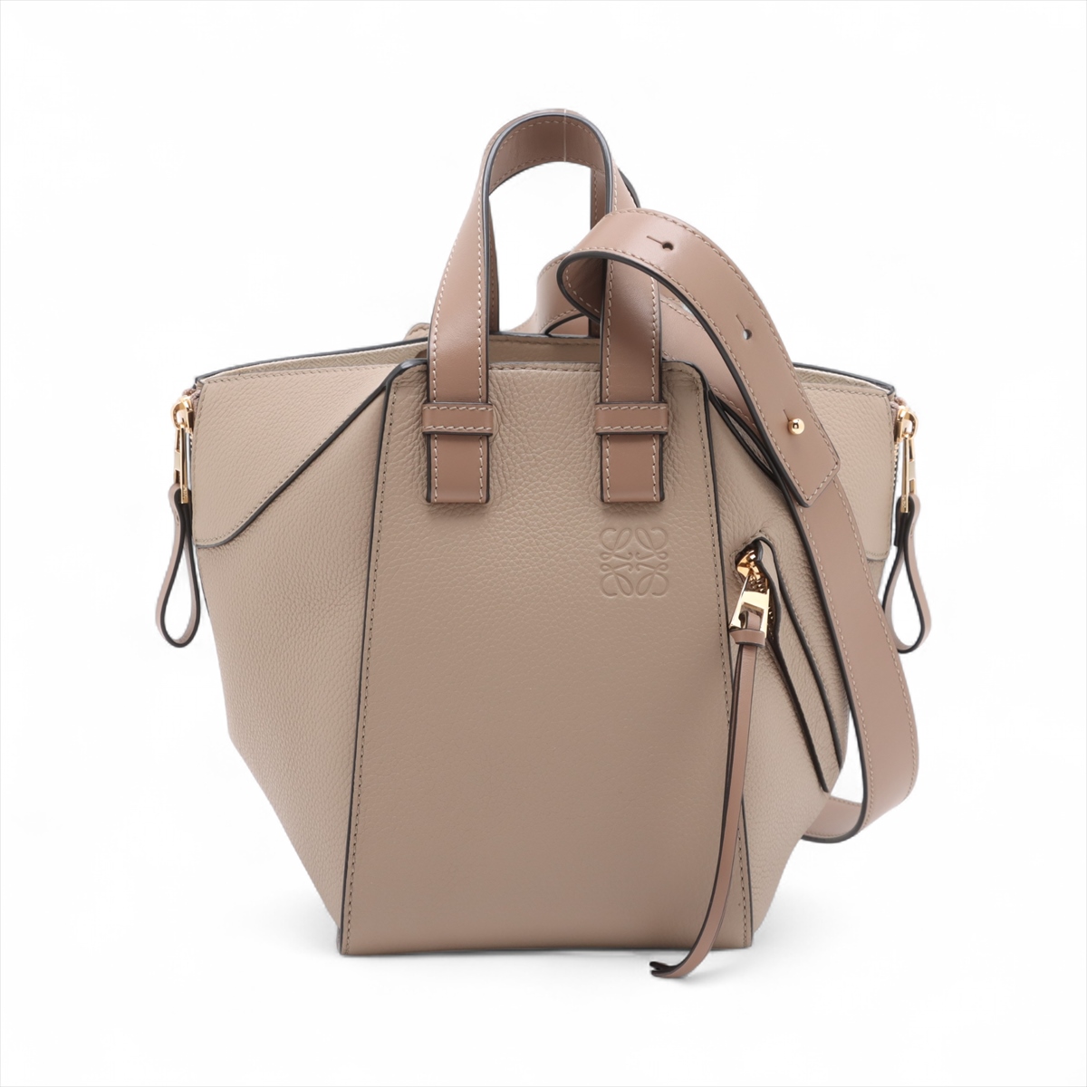 ロエベ ベラスケス レザー 2WAYハンドバッグ レッド WZ514683