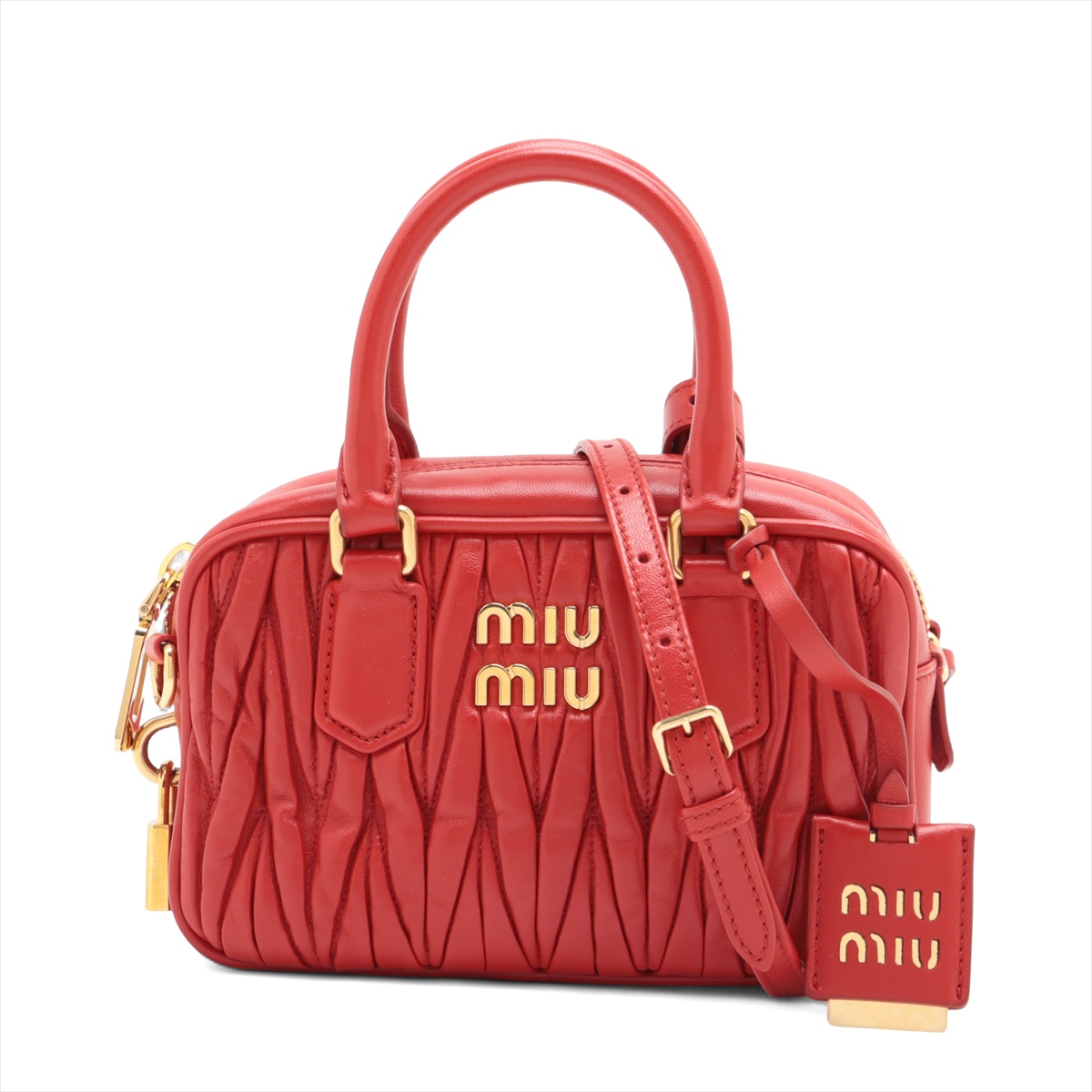 ミュウミュウ マテラッセ レザー 2way ハンドバッグ 楽天市場】【バッグ】Miu Miu ミュウ ミュウ ミュウミュウ